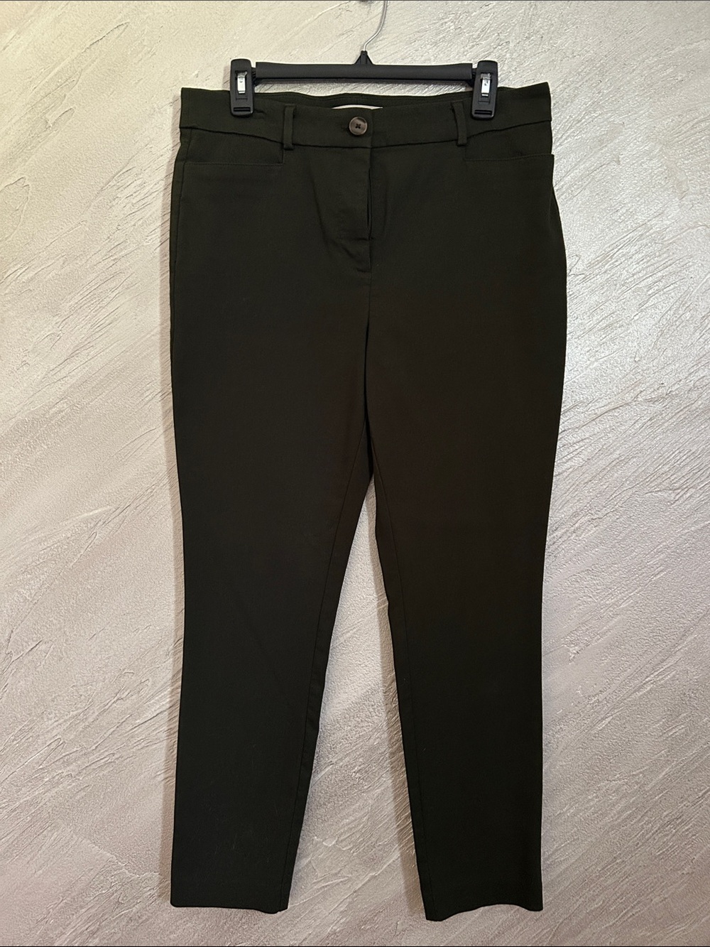 LOFT Women's Green Stretch Ankle Pants